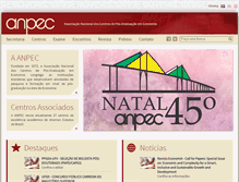 Tablet Screenshot of anpec.org.br